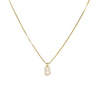 Collana Dilvdò Donna Letters in Argento Zircone CLDOB